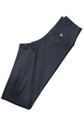Legging canelada cinza