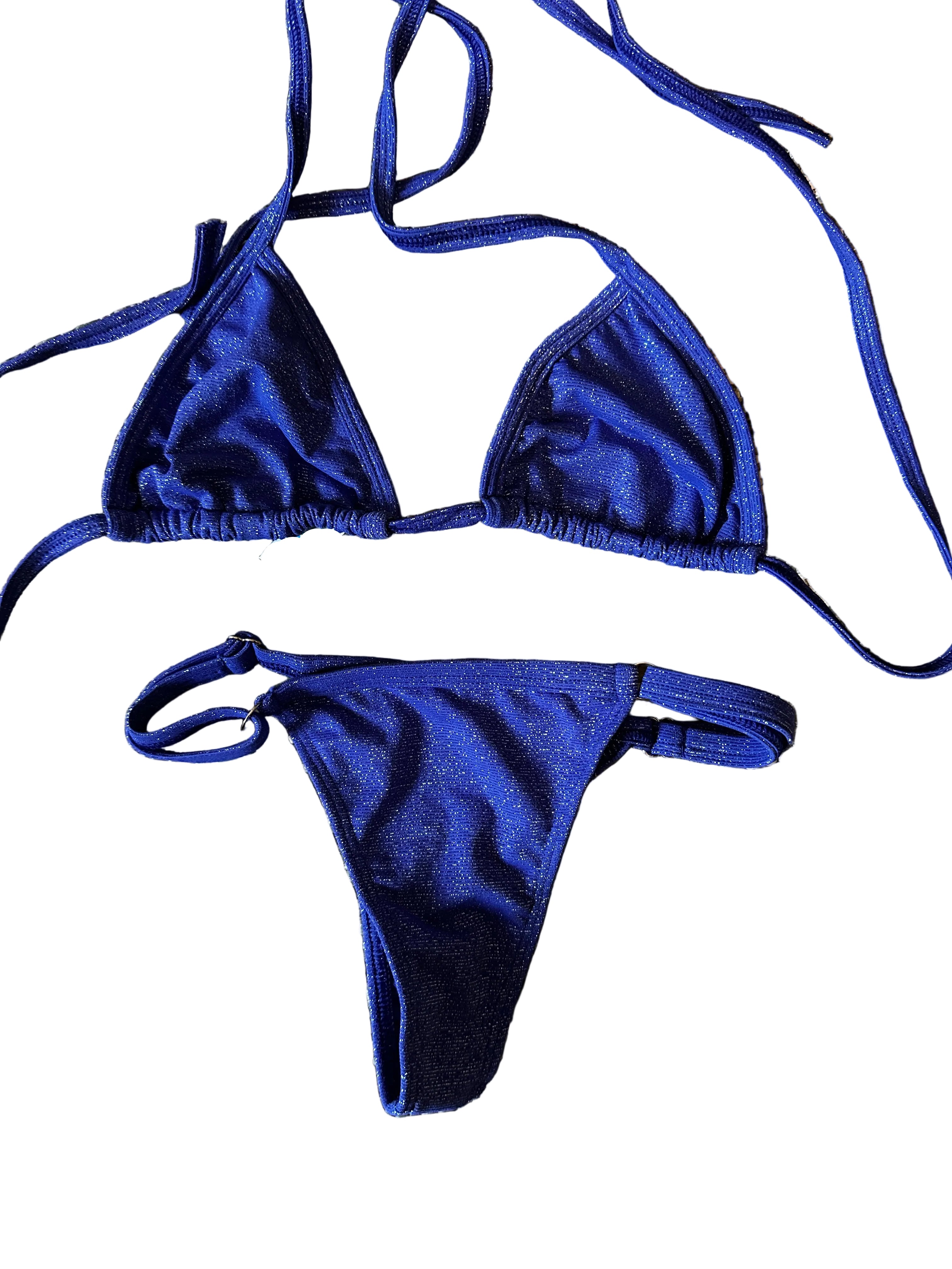 Biquini Melissa Azul Brilho