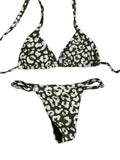 Biquini Melissa Verde Musgo e Branco