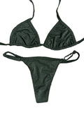 Biquini Melissa Verde Musgo Brilho