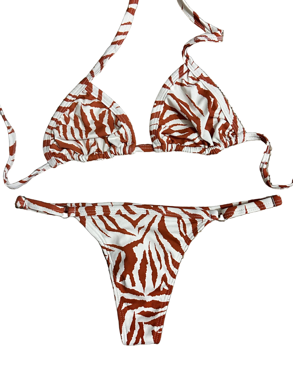 Biquini Melissa Zebrado Caramelo