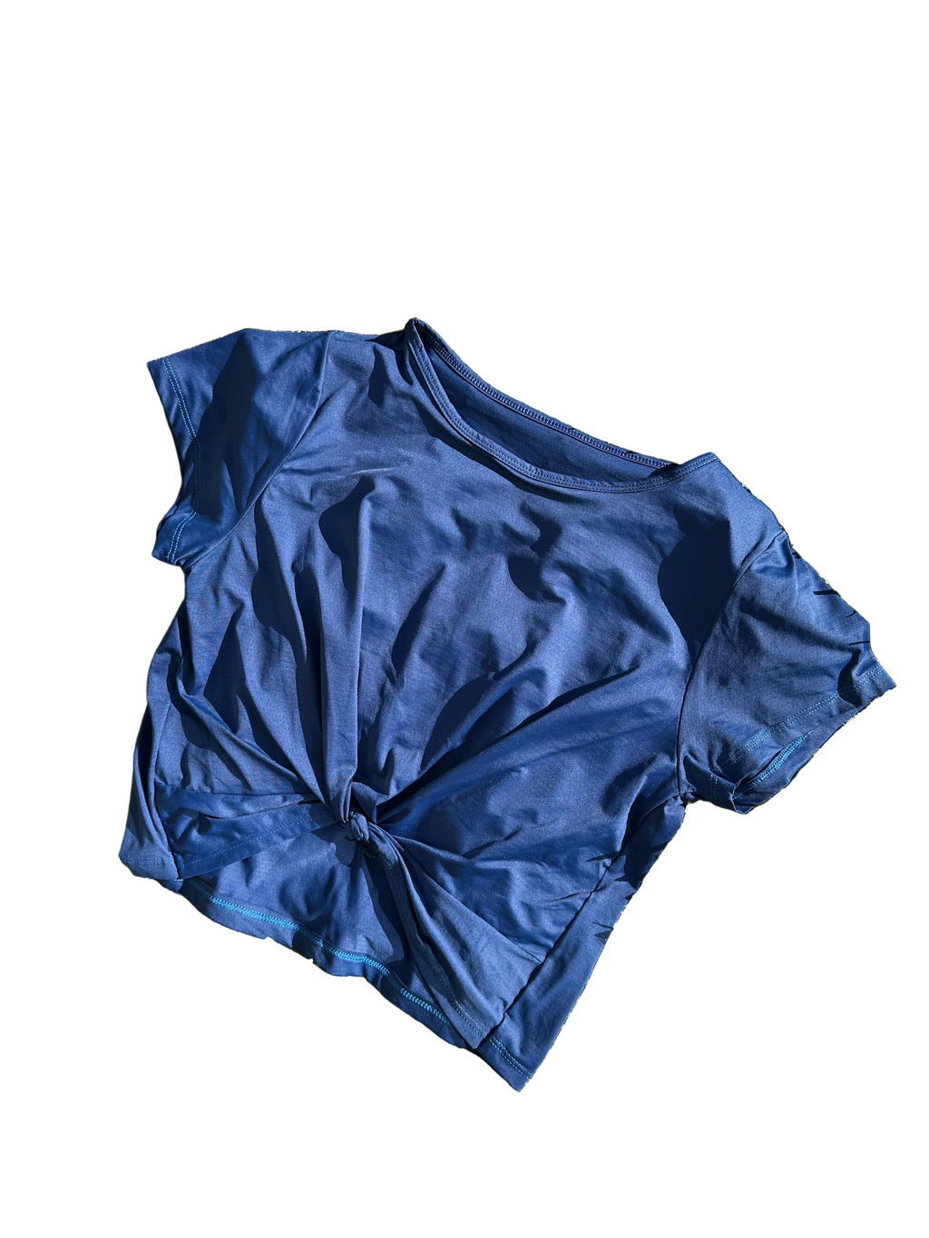 Cropped azul