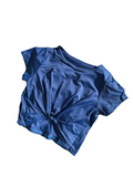 Cropped azul