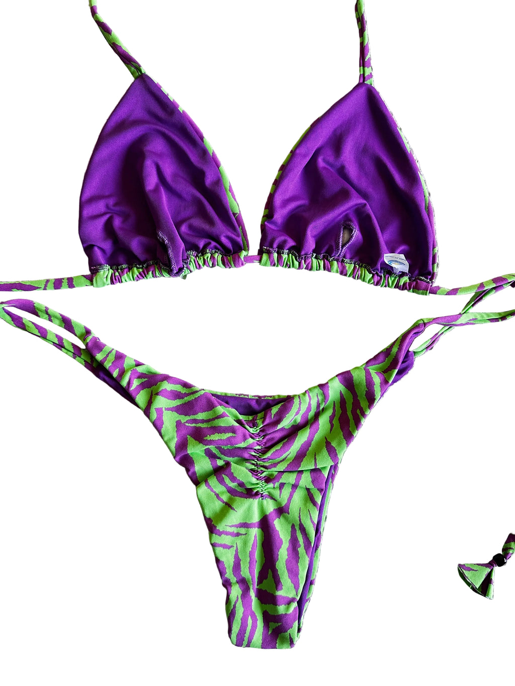 Biquini Olívia Verde e Roxo