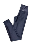 Legging micro canelada preta