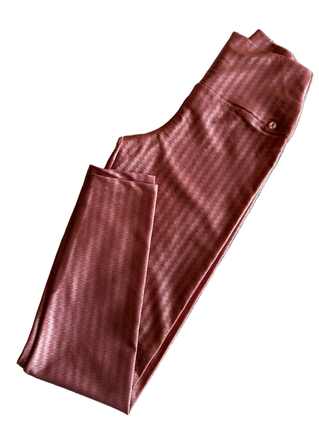 Legging acetinada rosa seca