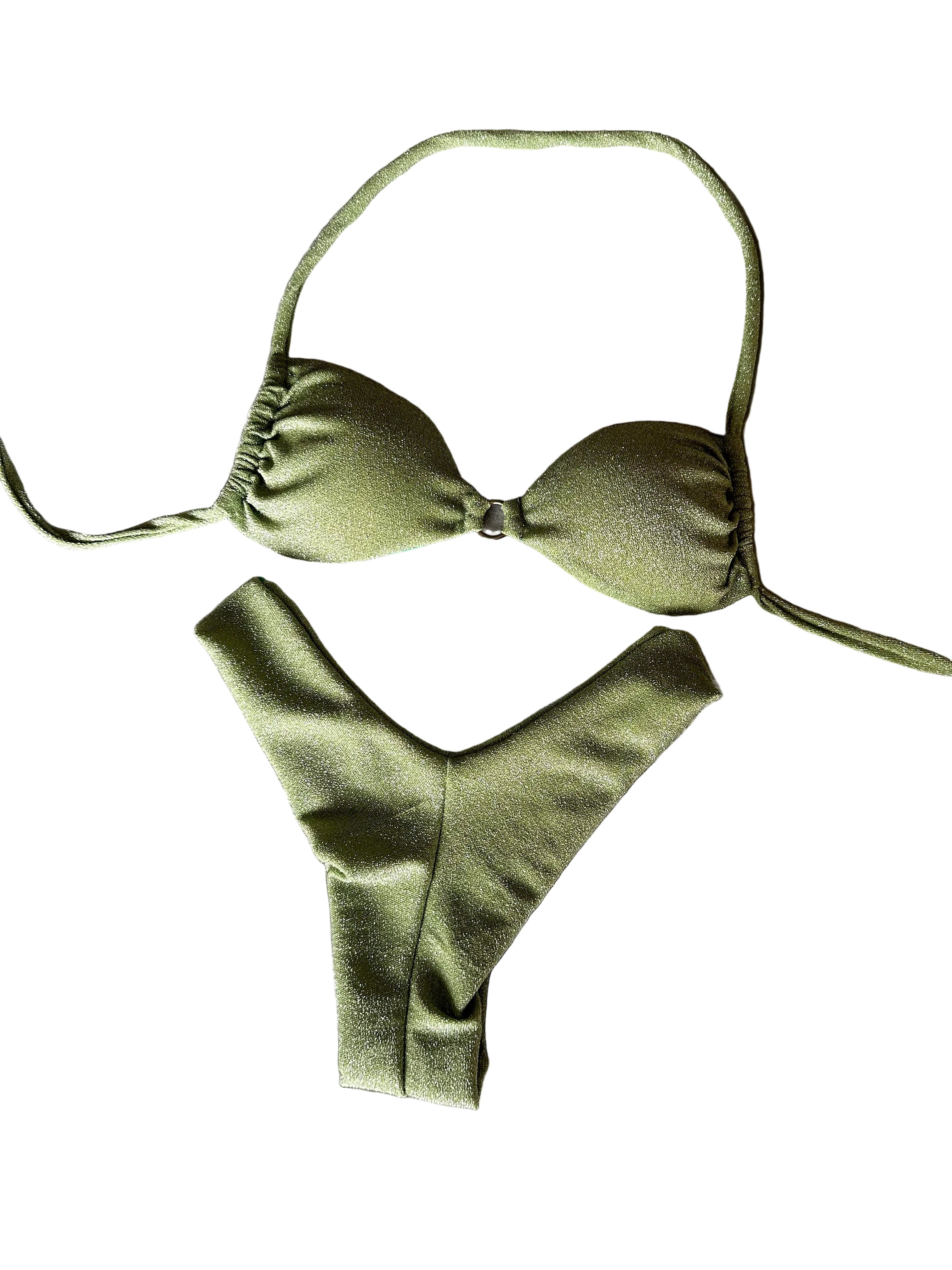 Biquini Maitê Verde Brilho