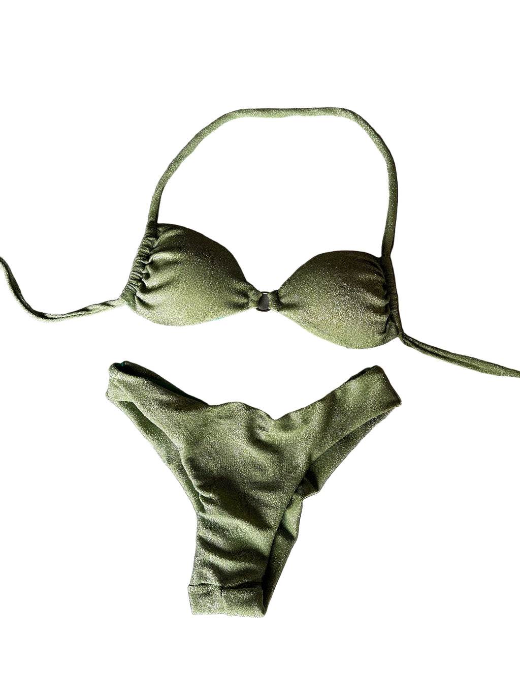 Biquini Maitê Verde Brilho