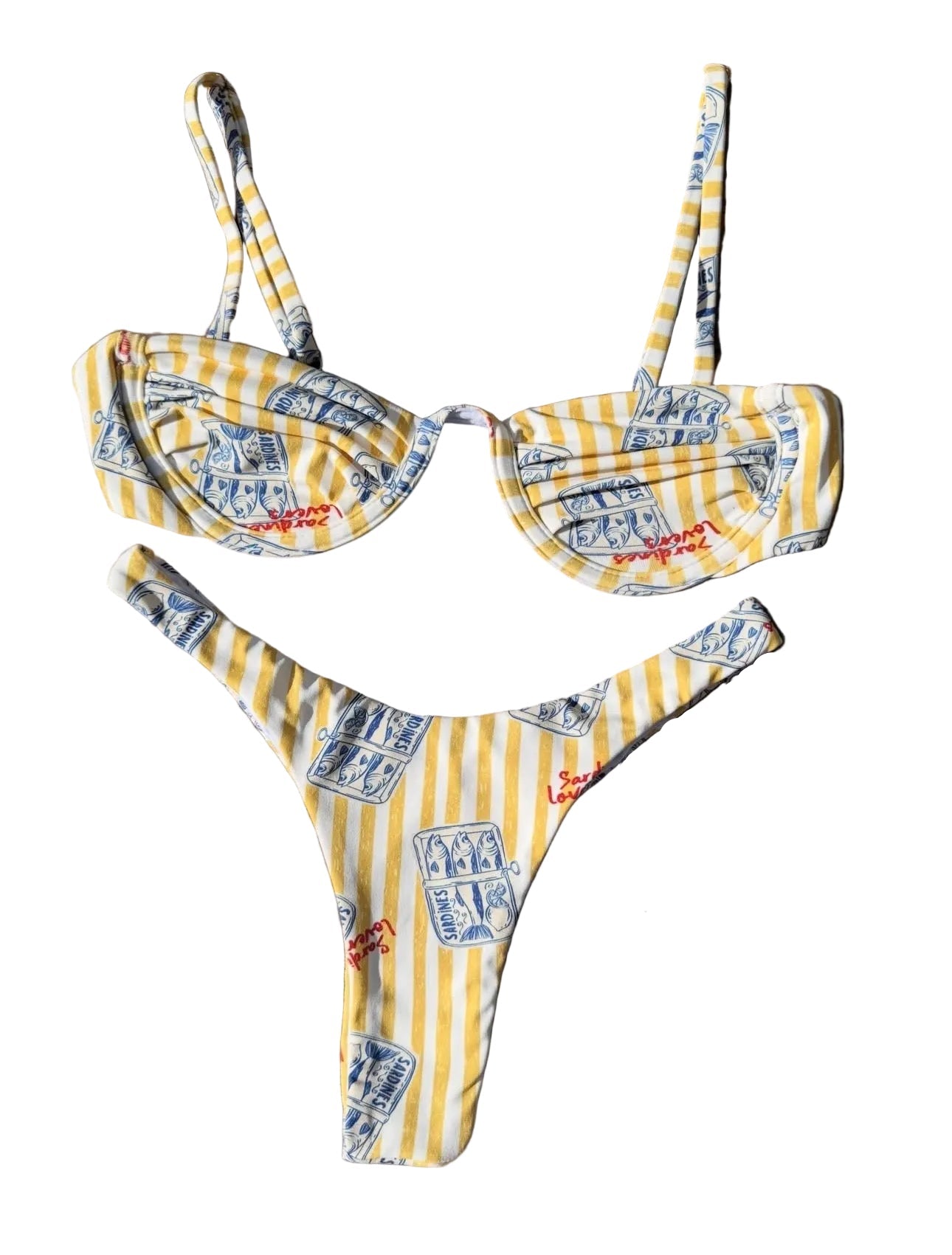 Biquini Gabriela Sardinhas Amarelo