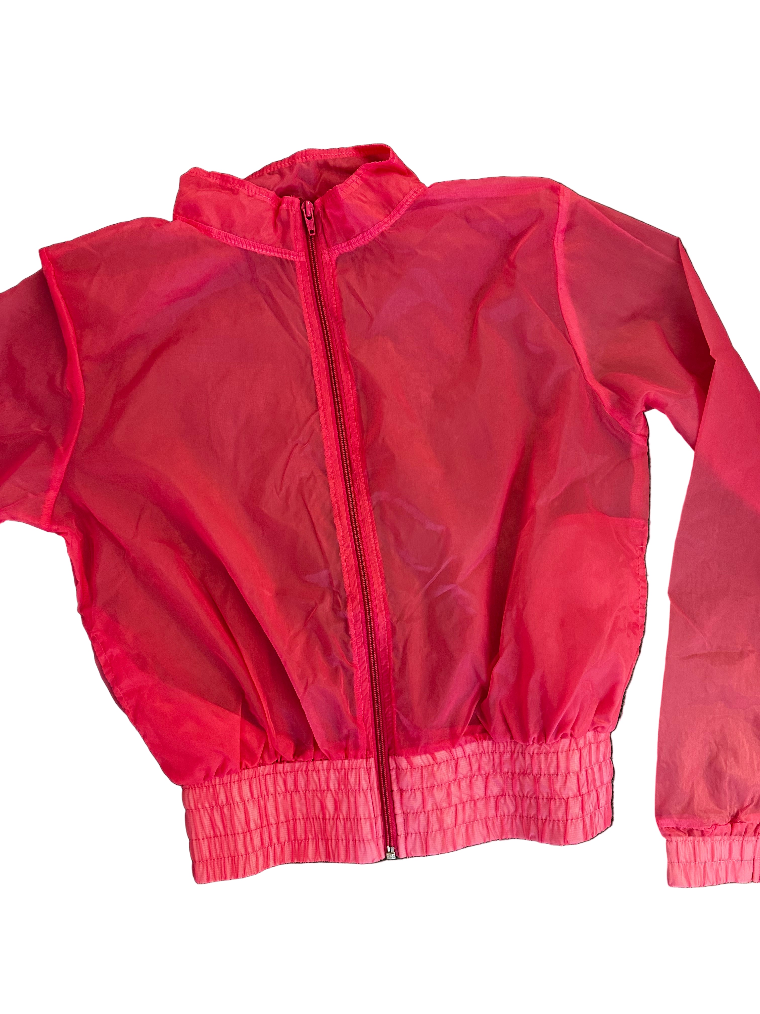 Corta vendo coral transparente.