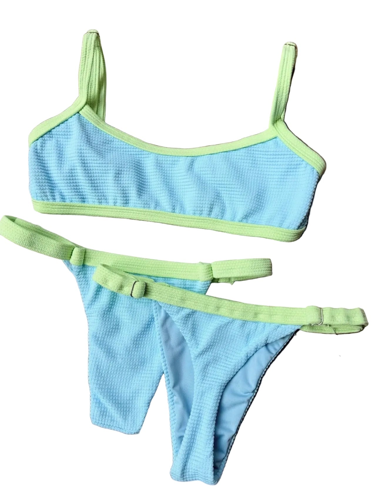 Biquini Joana Azul e Verde