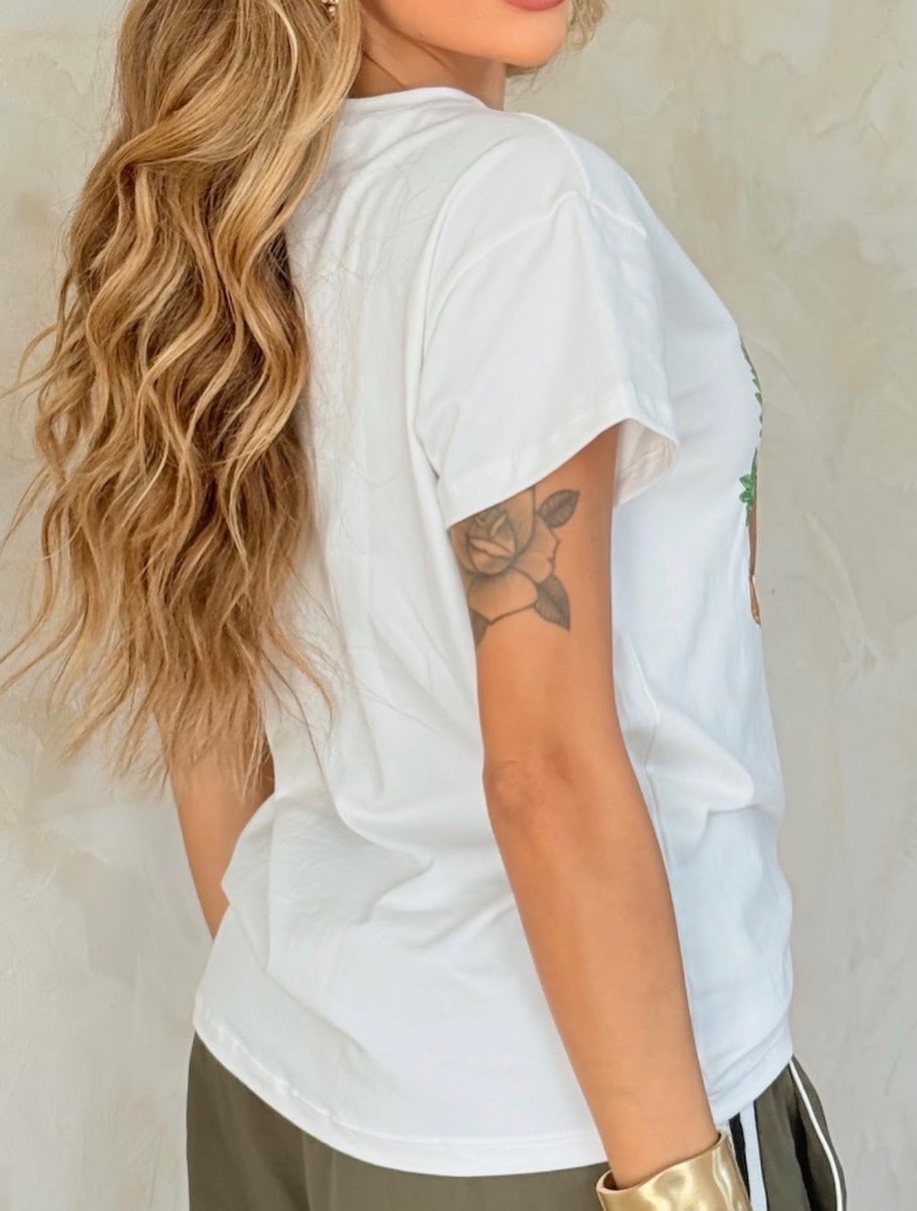 T-shirt manga curta savana