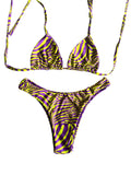 Biquini Roxo e Verde