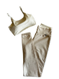 Conjunto creme com off-white