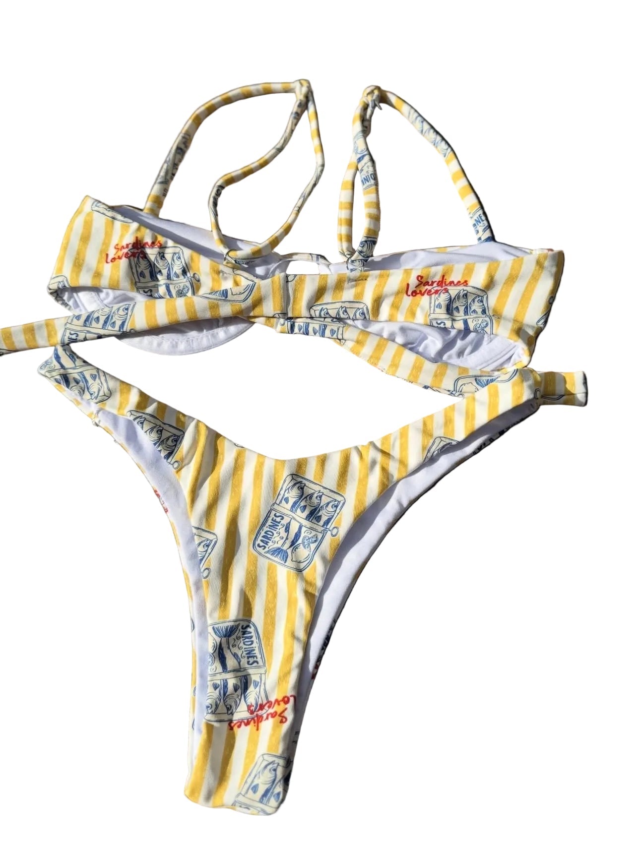 Biquini Gabriela Sardinhas Amarelo