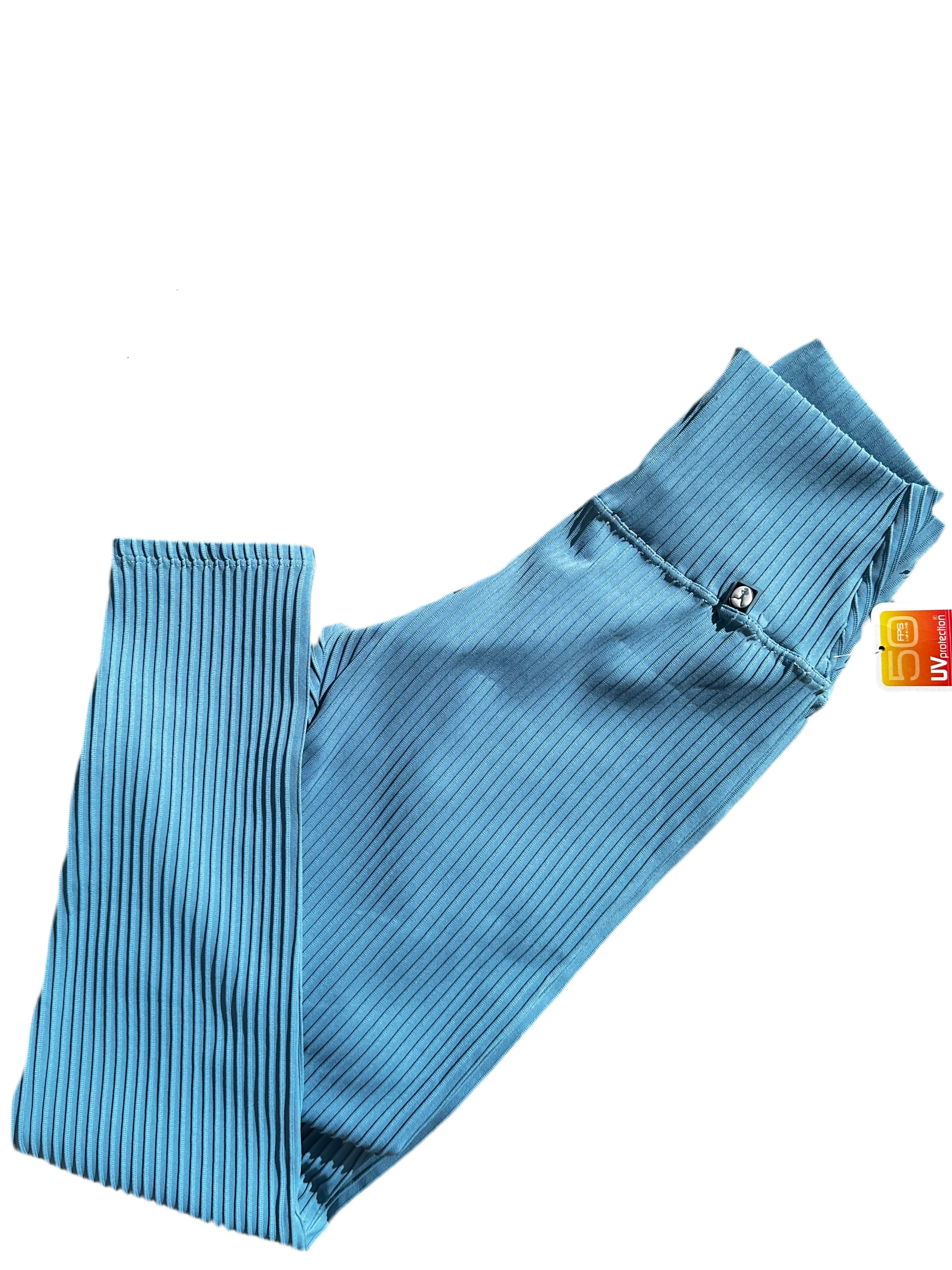 Legging Canelada Azul