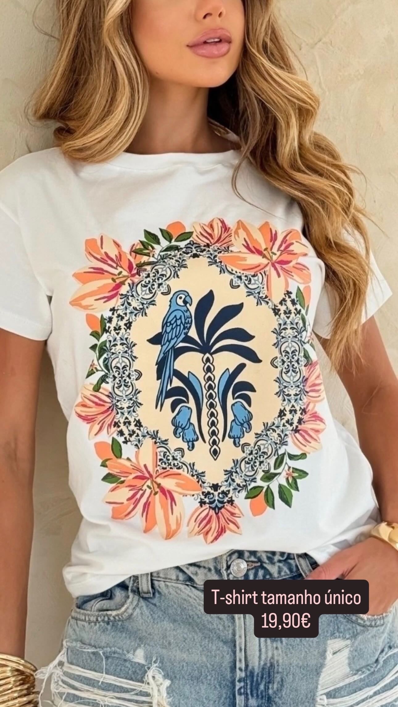 T-shirt manga curta La Dolce Vita