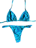 Biquini Melissa Azul Zebrado