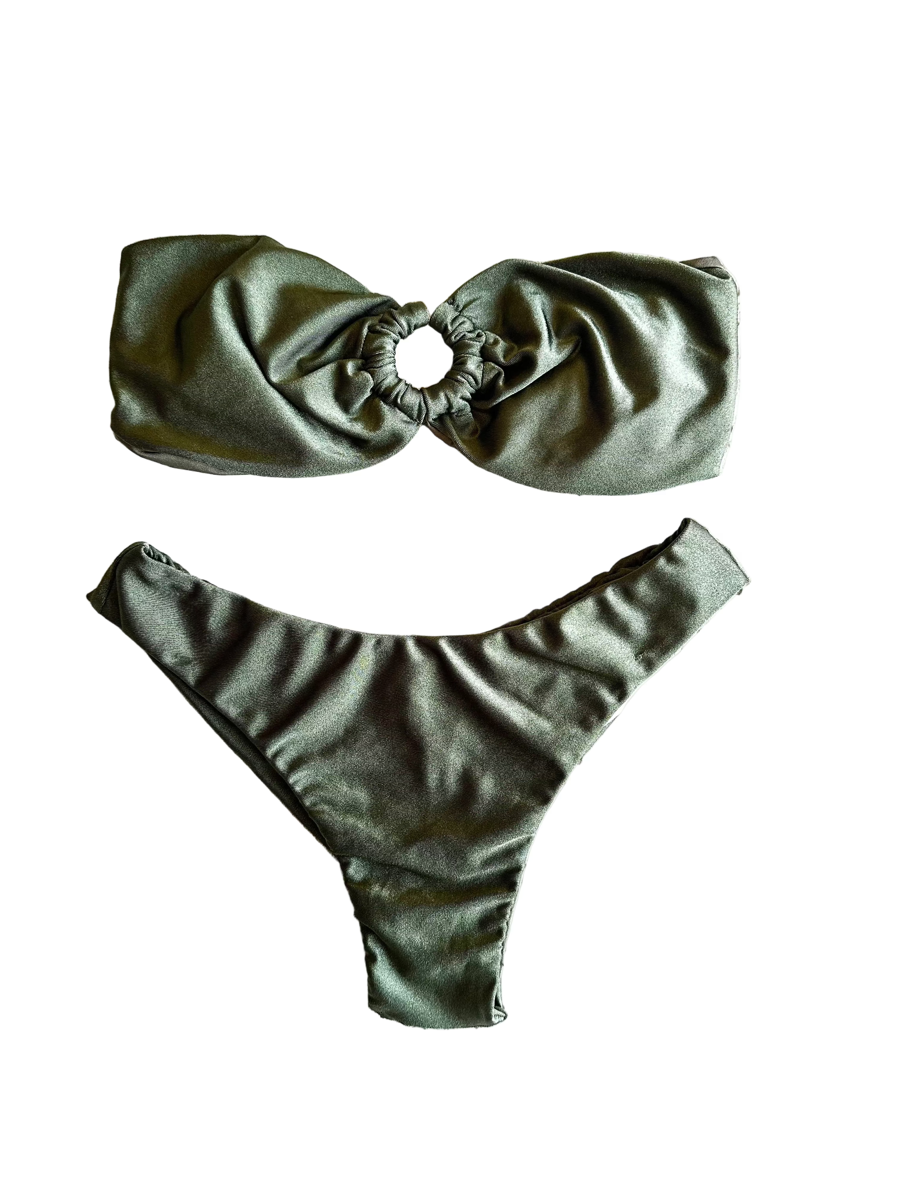 Biquini Flor Verde