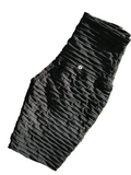 Legging brocada preto franzida