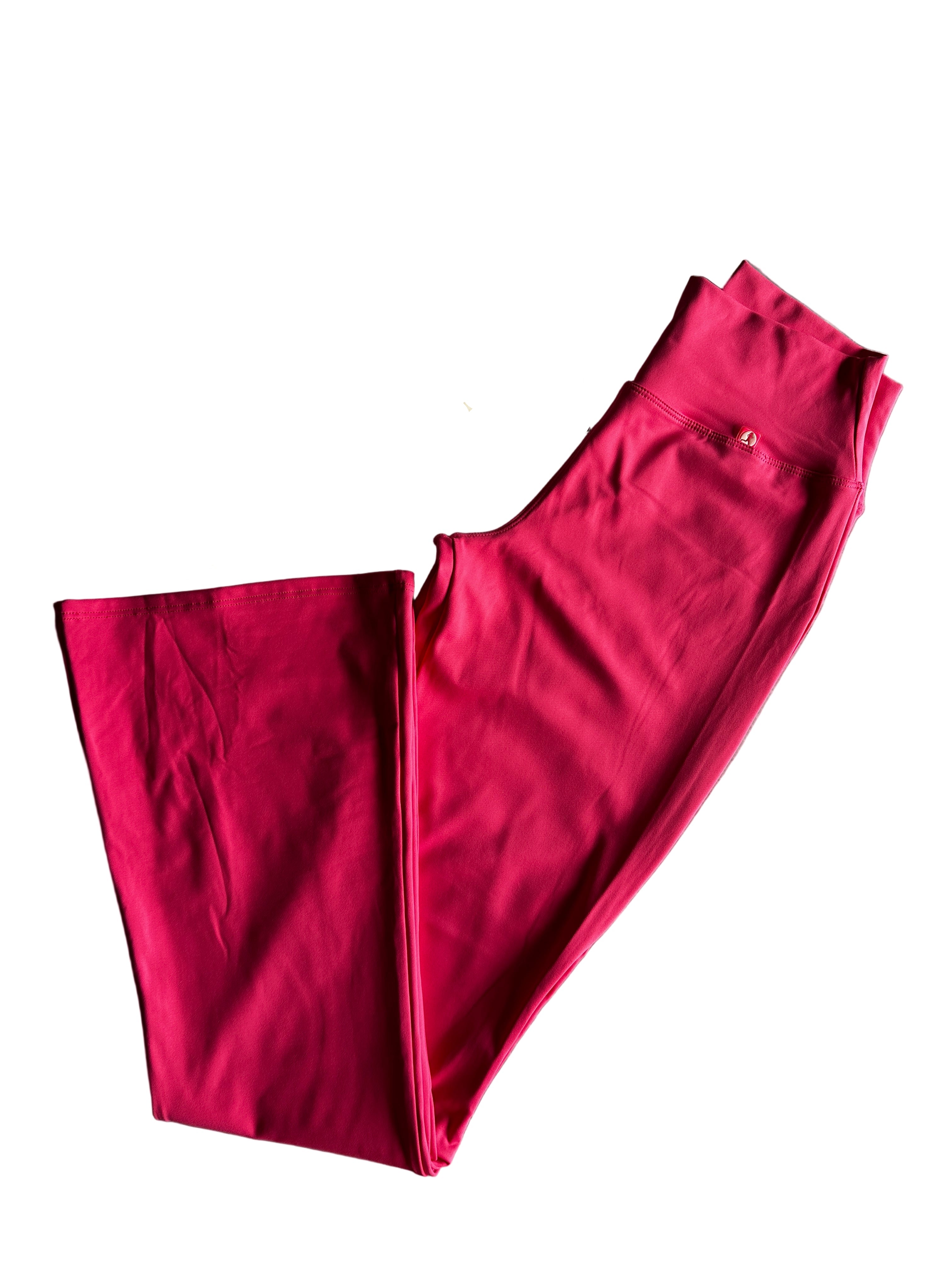 Legging flare rosa