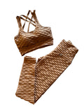 Conjunto brocada cappuccino