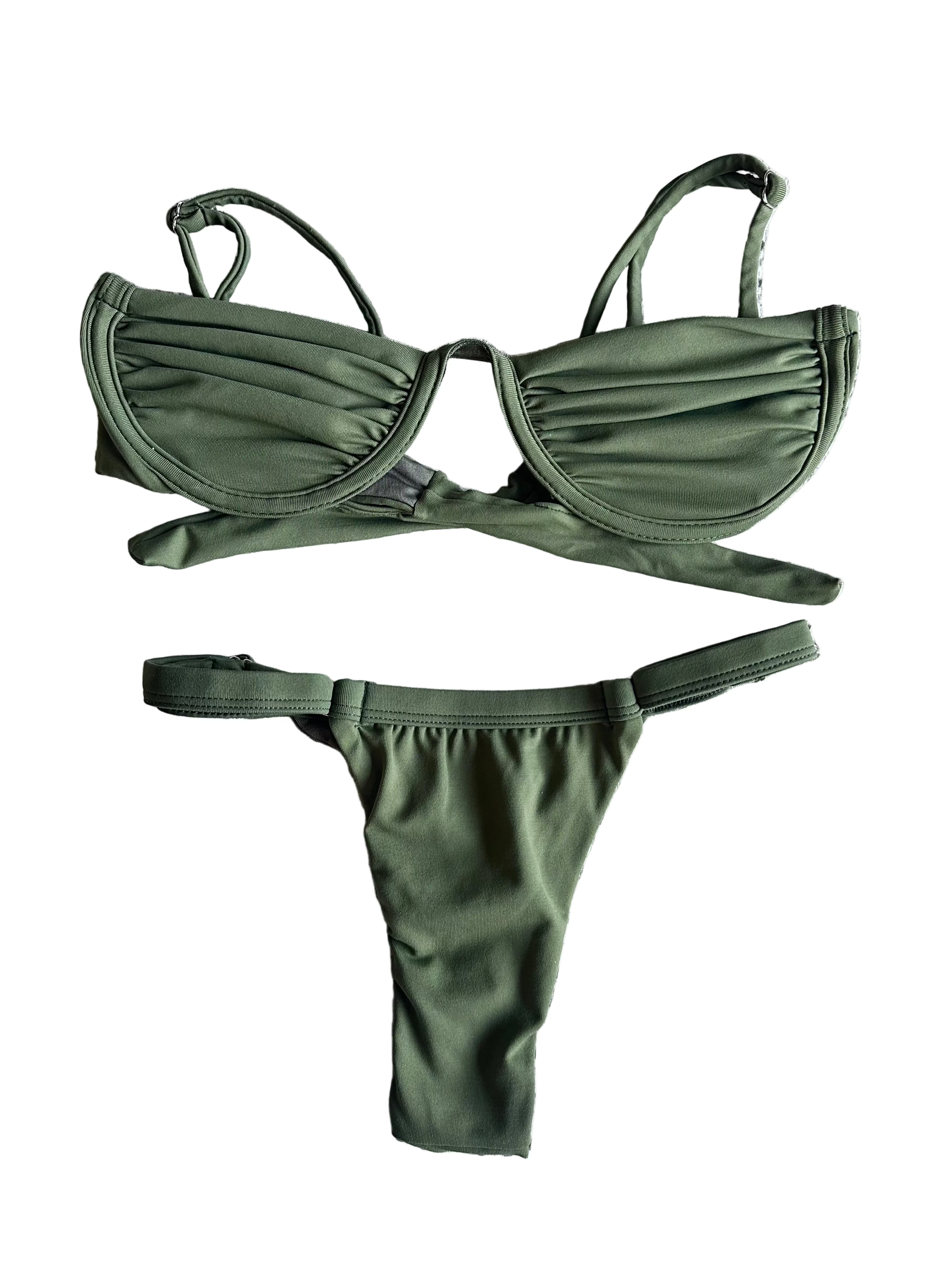 Biquini Gabriela Verde Musgo