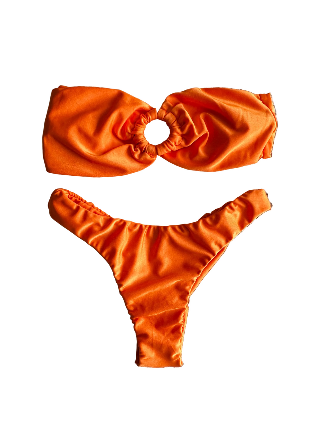 Biquini Flor Laranja