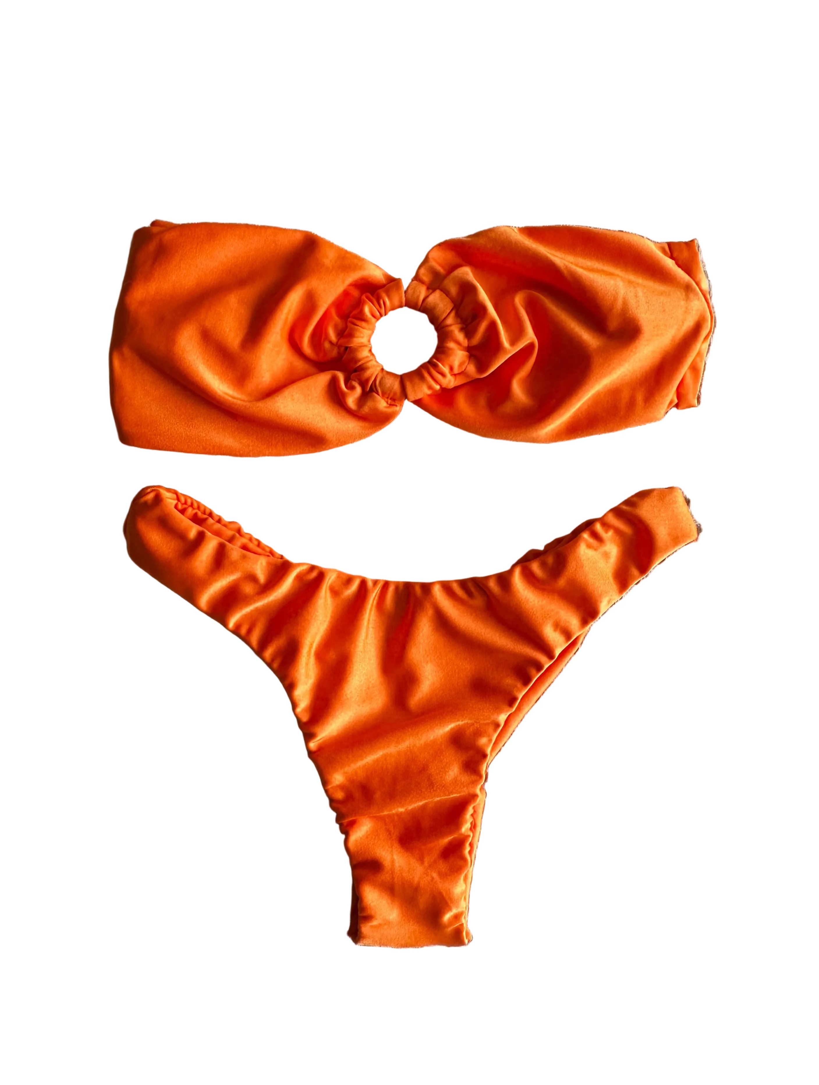 Biquini Flor Laranja