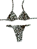 Biquini Melissa Verde Musgo e Branco