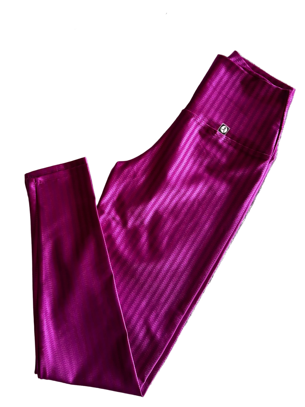 Legging acetinada rosa