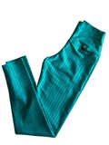 Legging acetinada verde