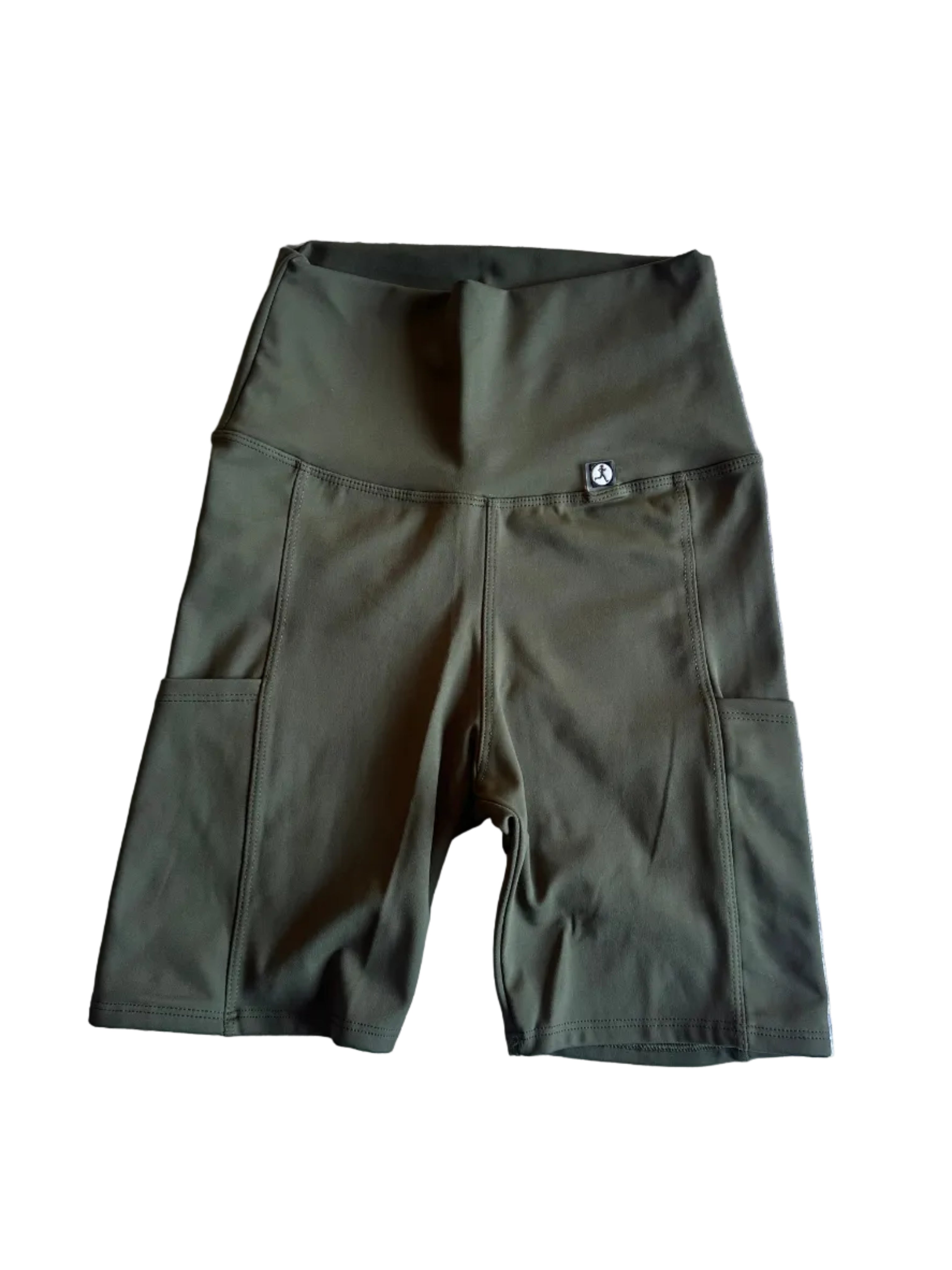 Calção Ciclista verde com bolsos