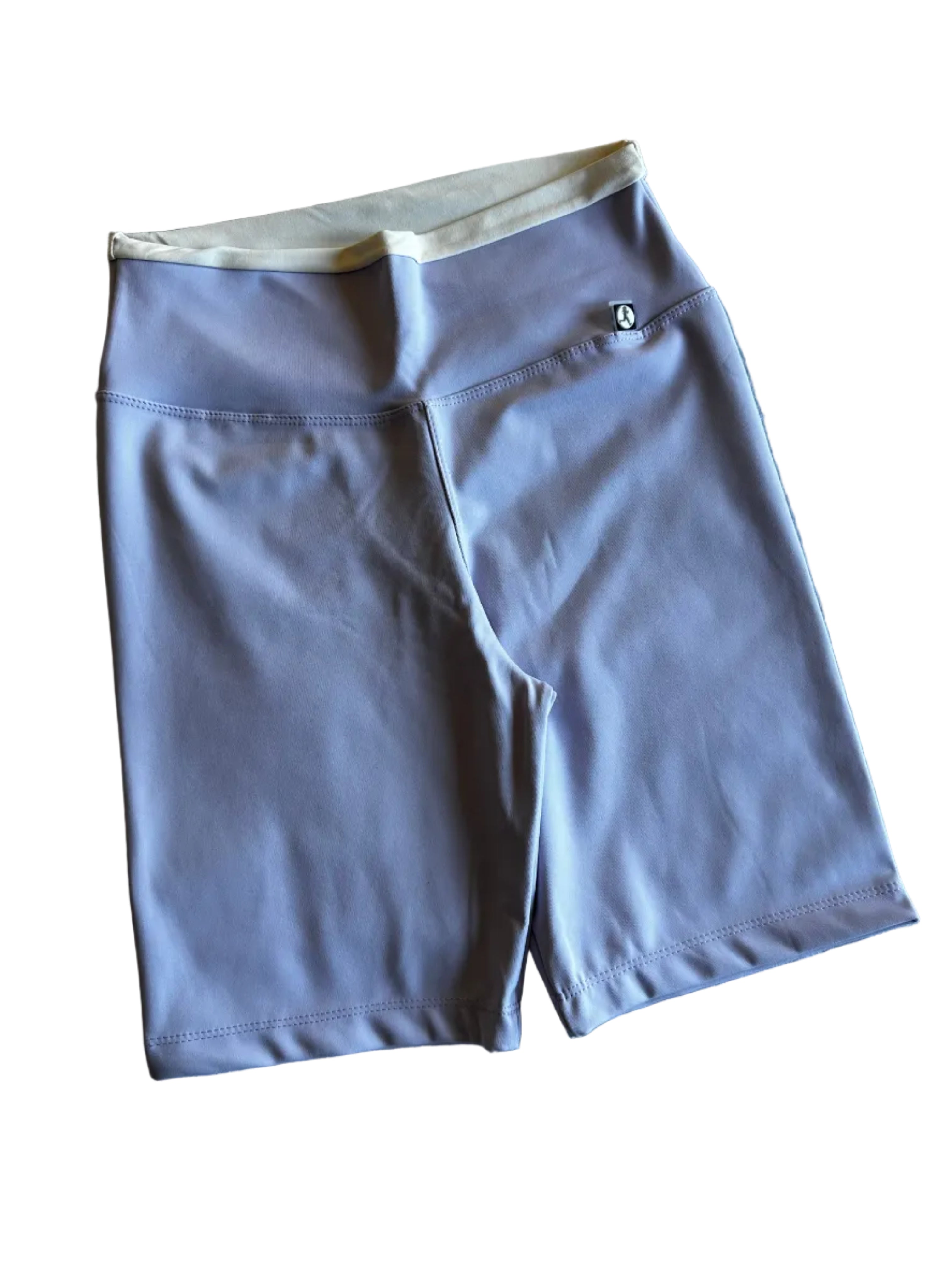 Calção Ciclista Lilás cós-duplo