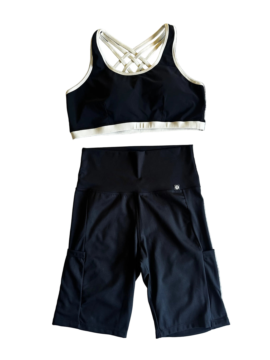 Calção Ciclista preto com bolsos