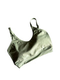 Top com copas verde