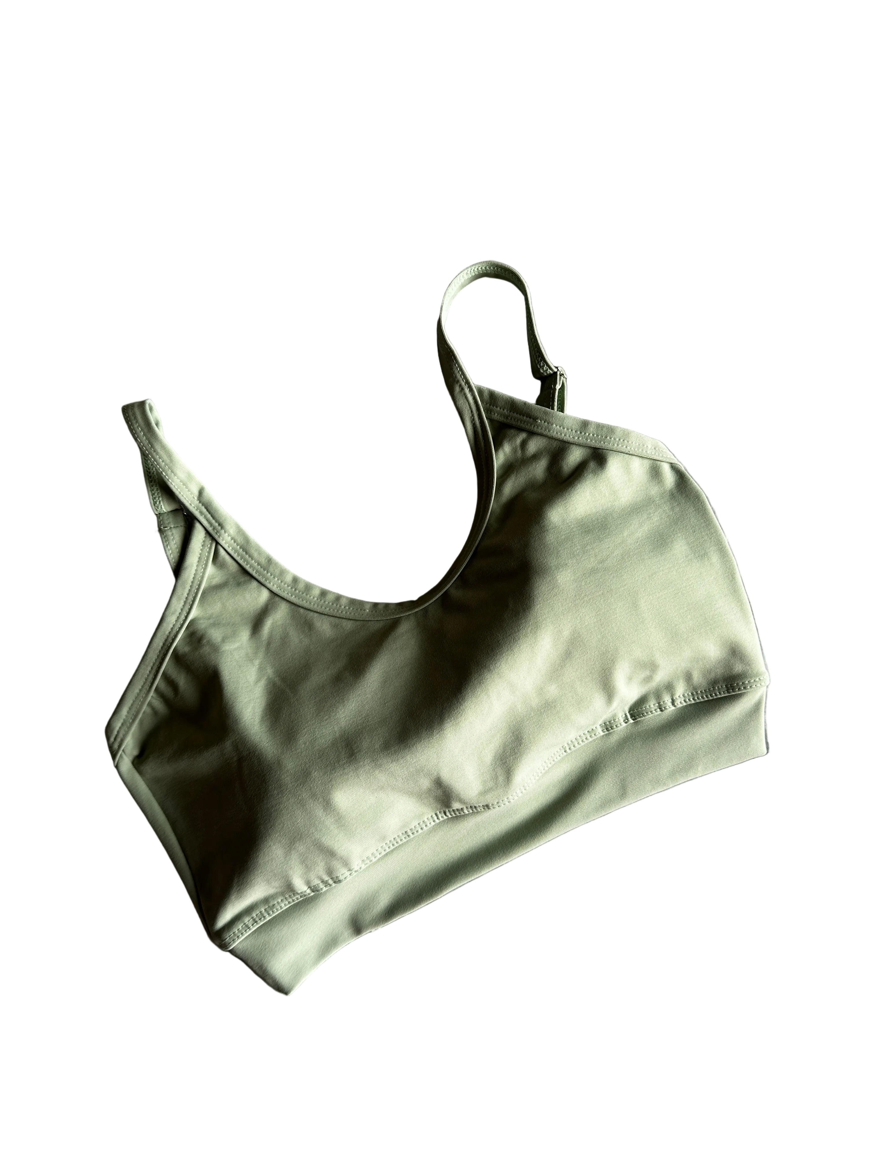 Top com copas verde