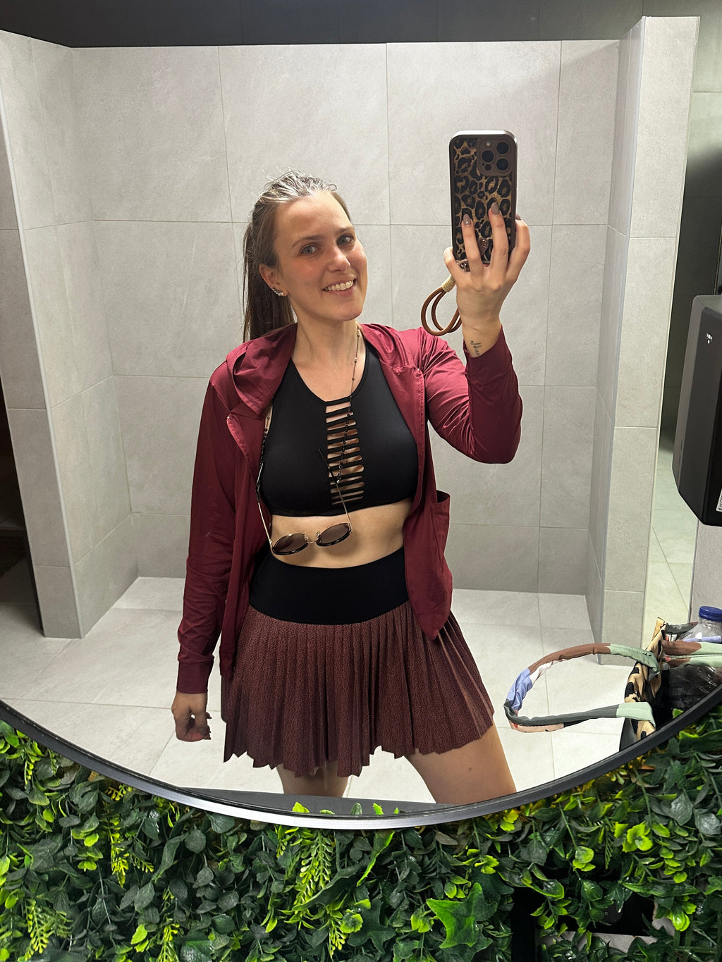 Saia calção Bordeaux