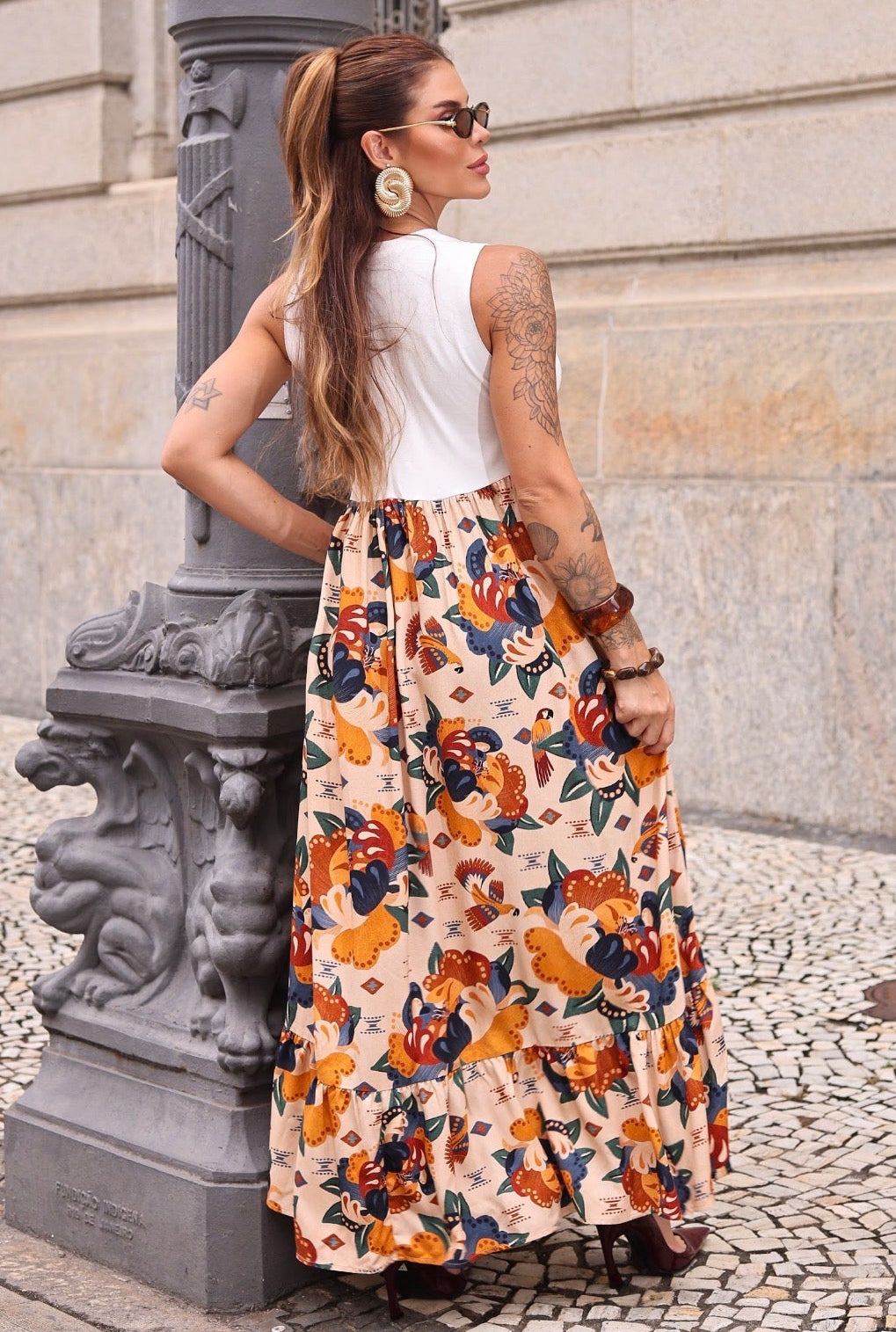Vestido Brasilidade fluido