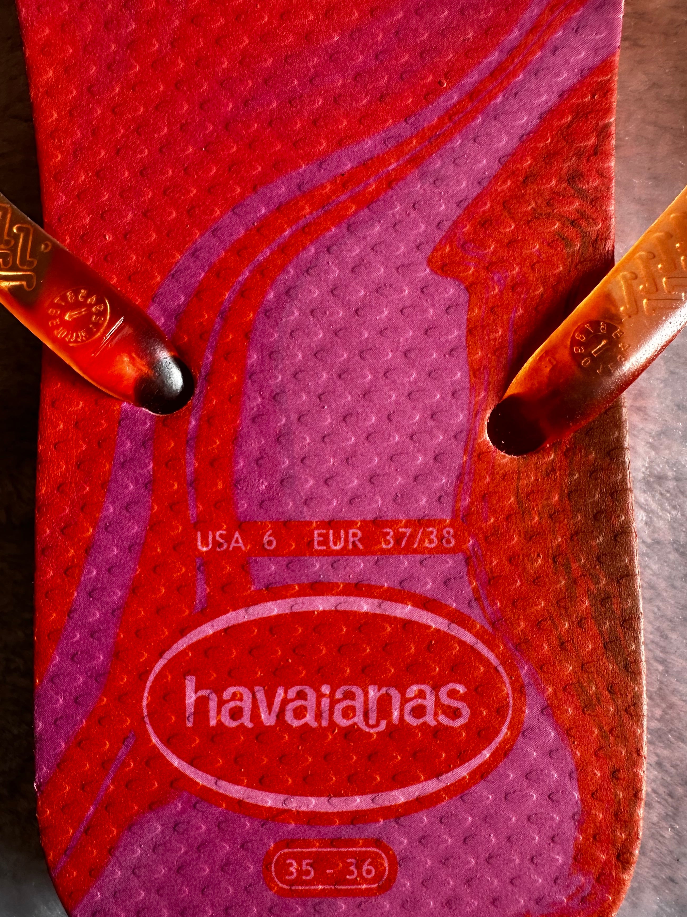 Havainas Rosa e Laranja