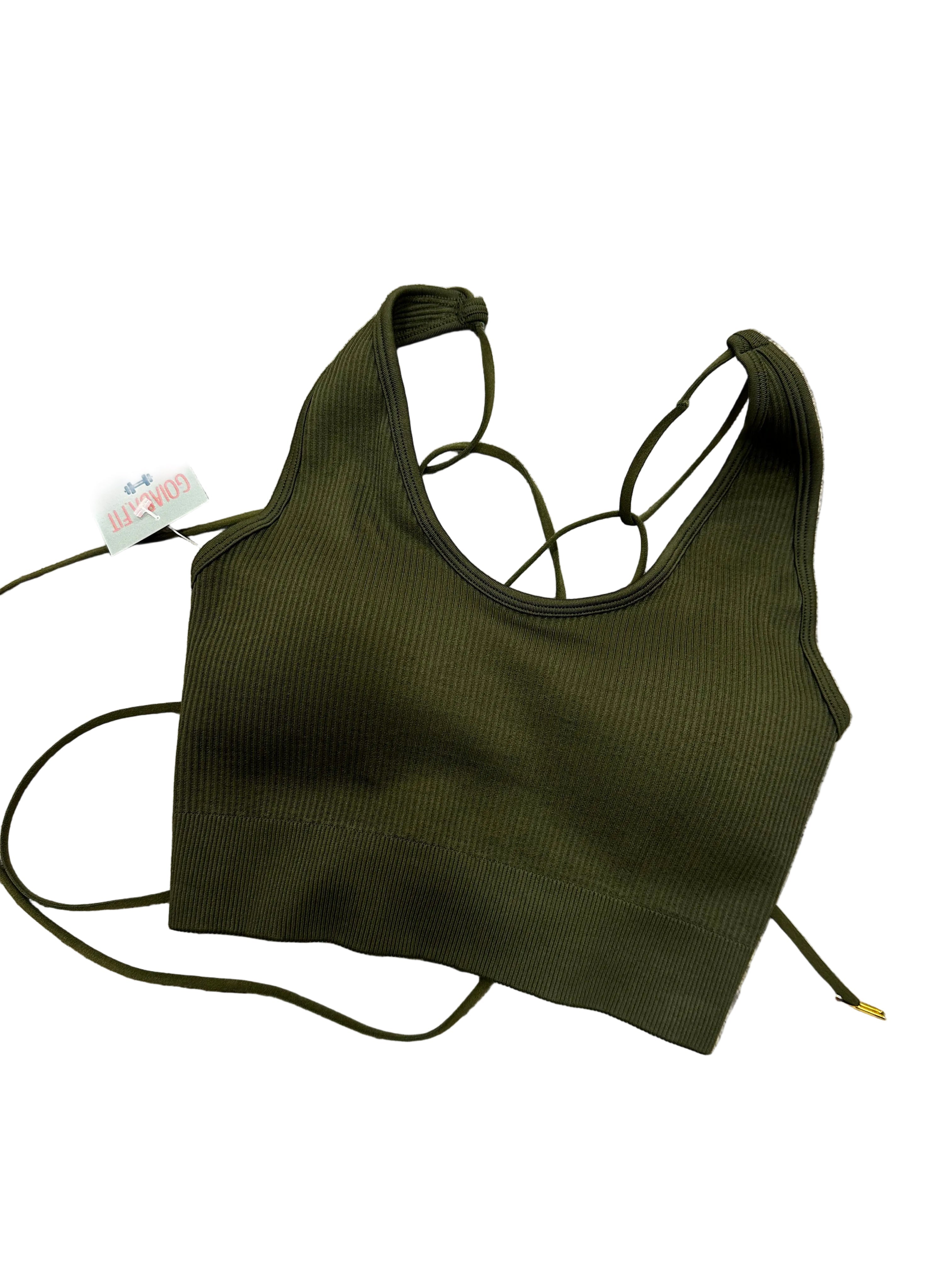 Top verde sem costas