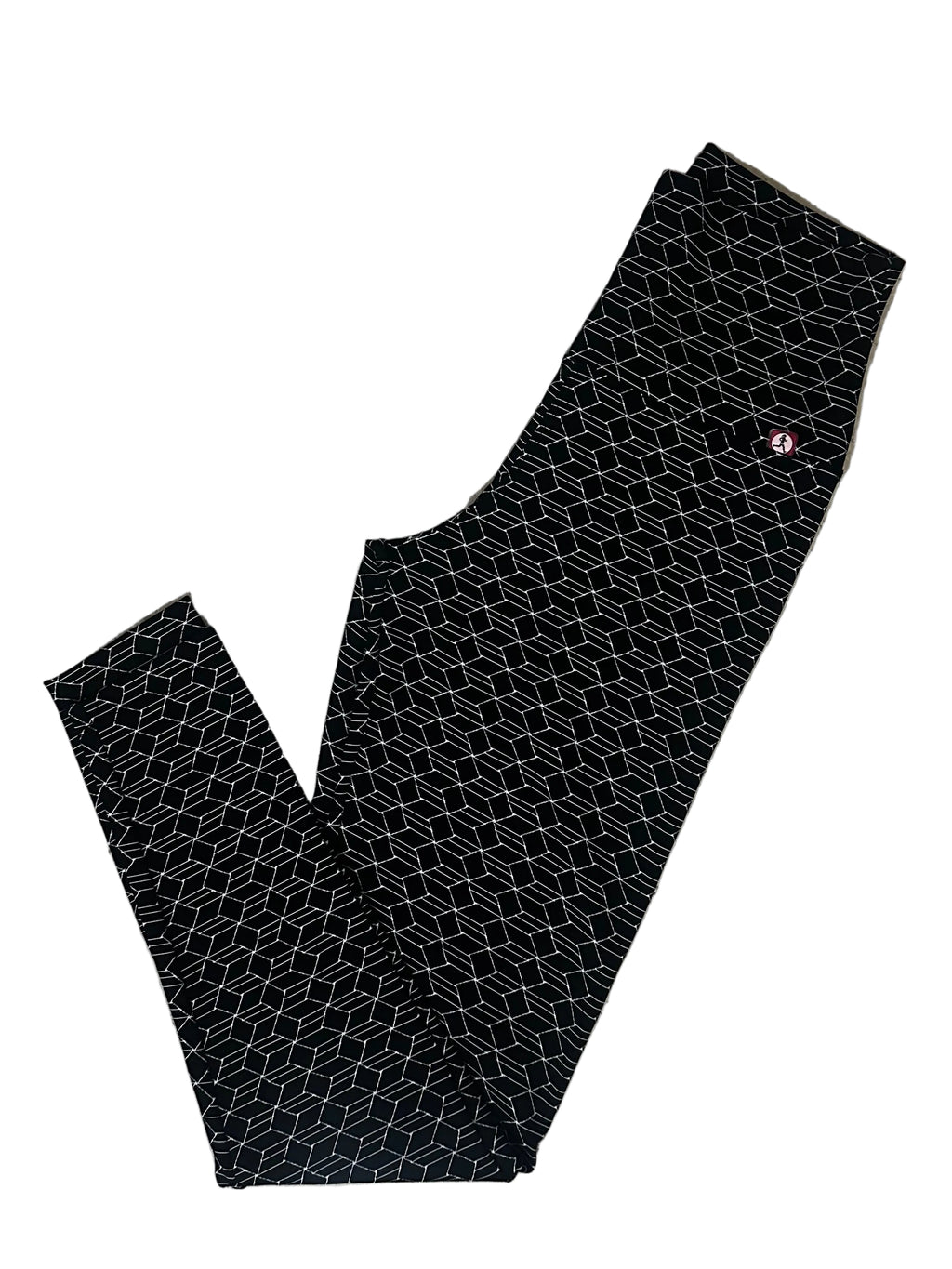 Legging preta com estampa