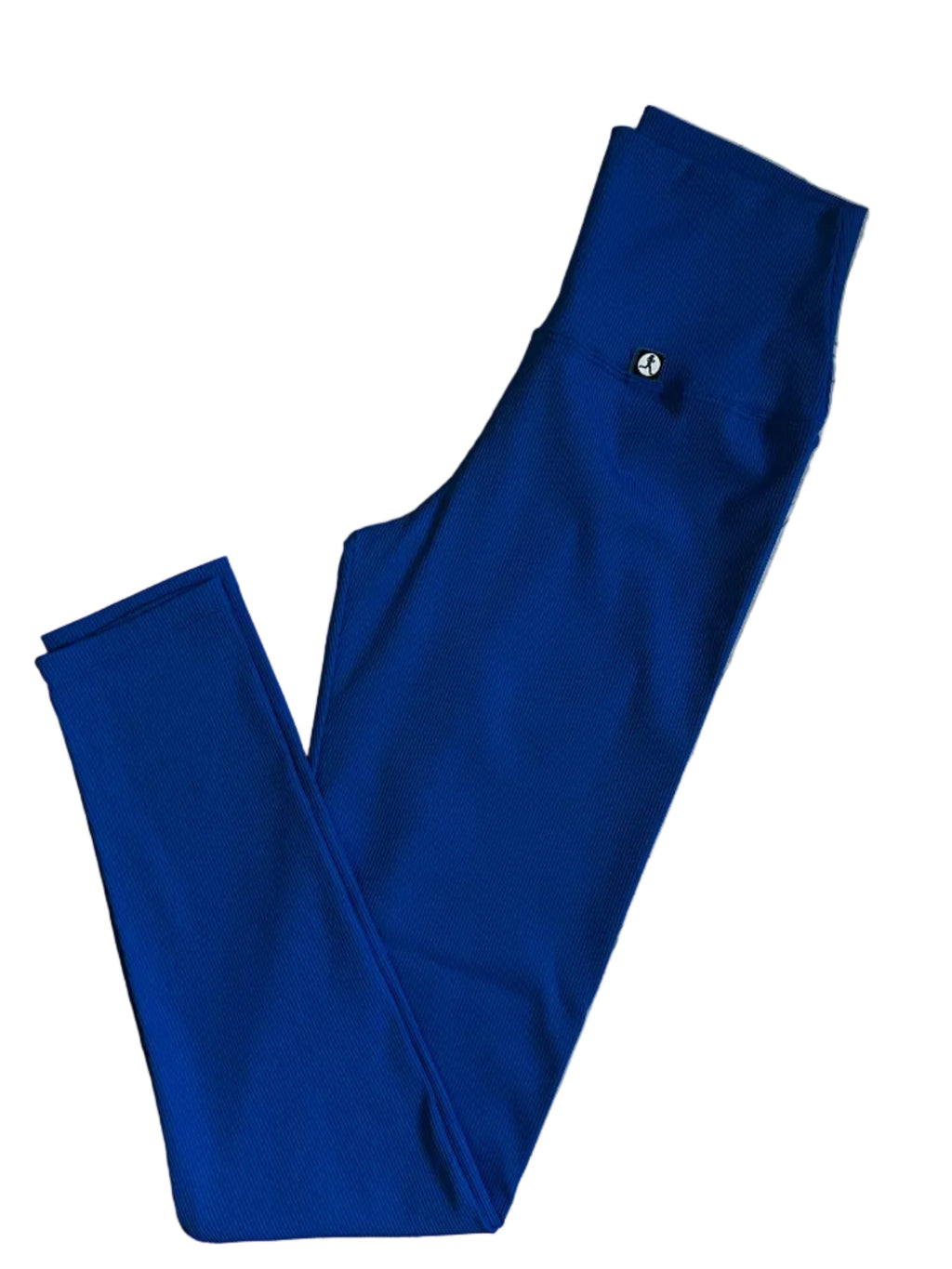 Legging micro canelada azul
