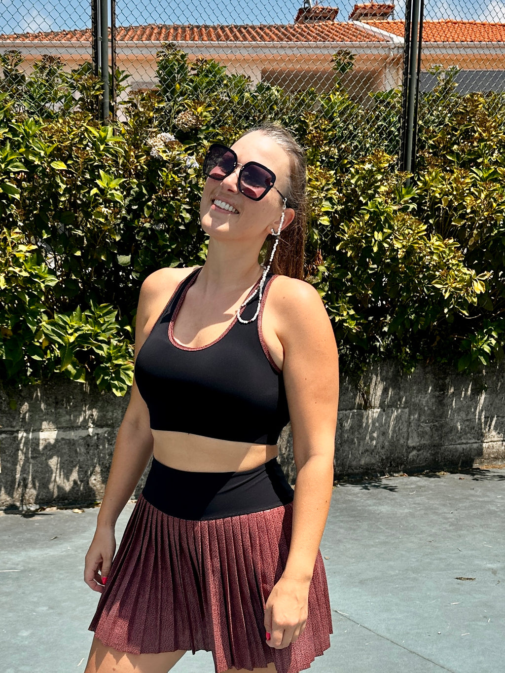 Saia calção Bordeaux