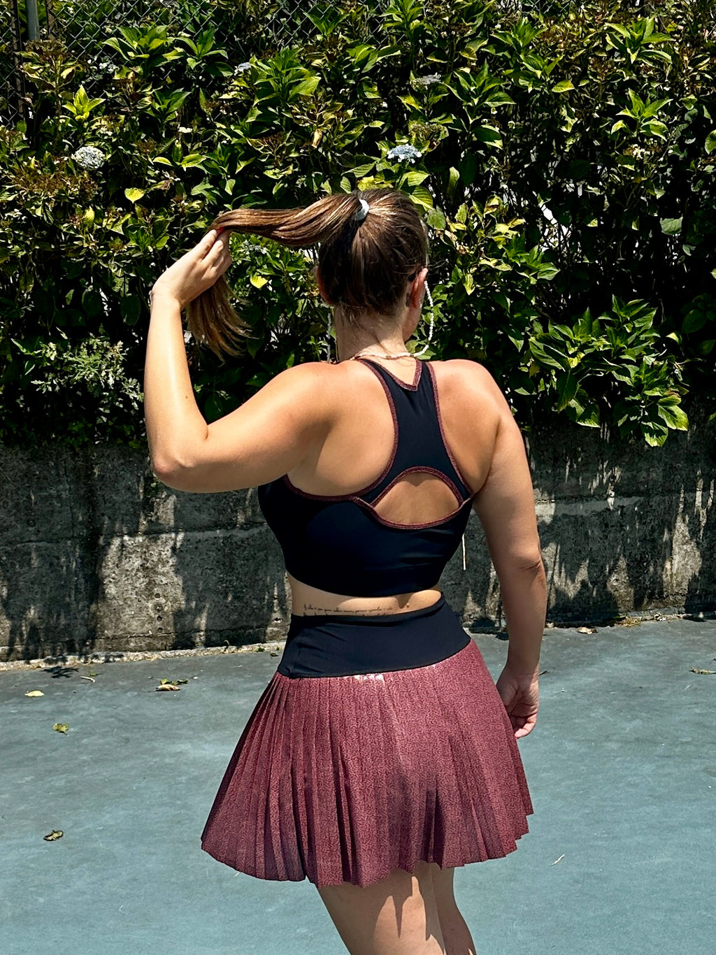 Saia calção Bordeaux