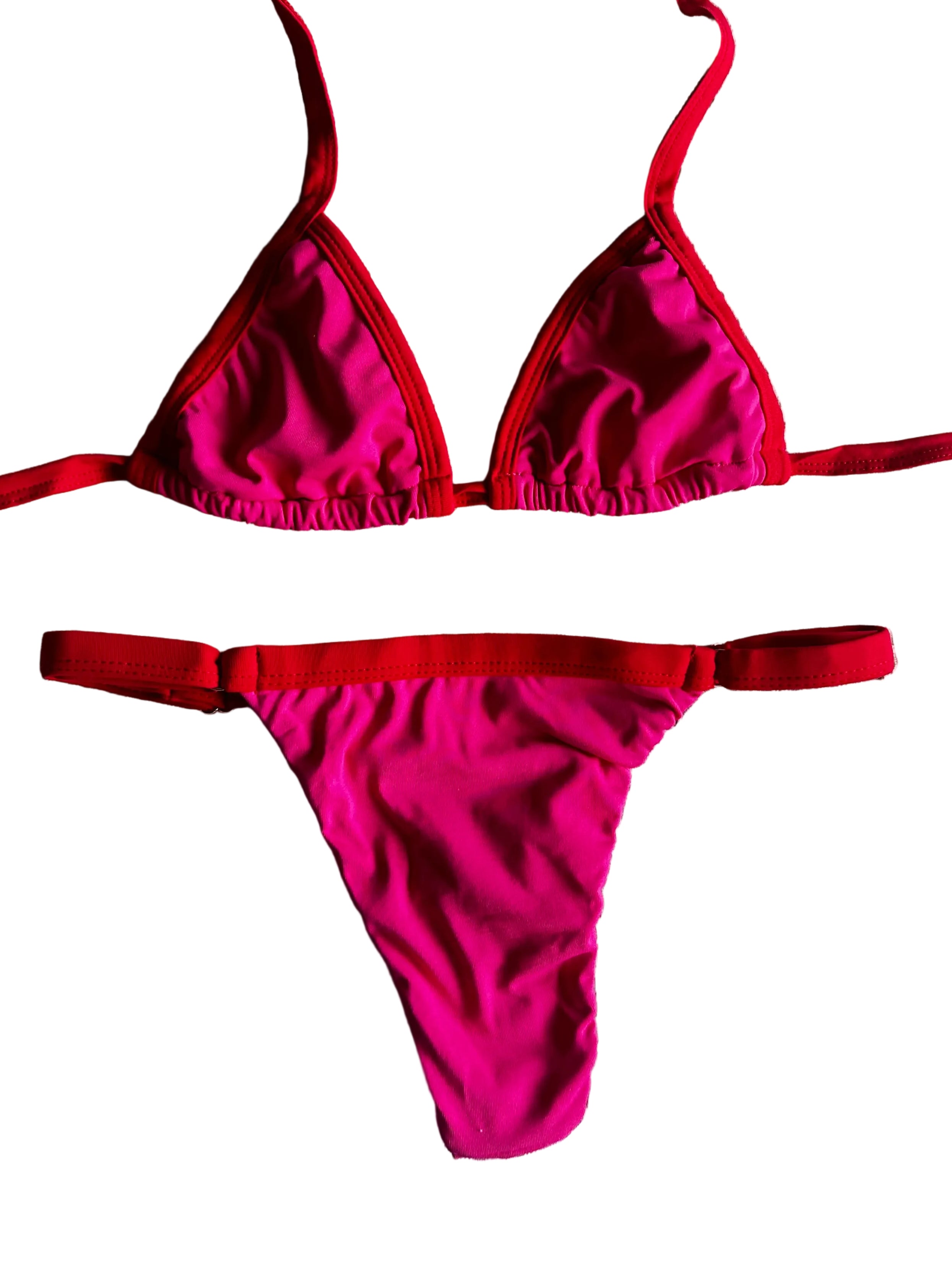 Biquini Melissa Rosa e Vermelho