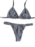 Biquini Melissa Vichy Preto e Branco