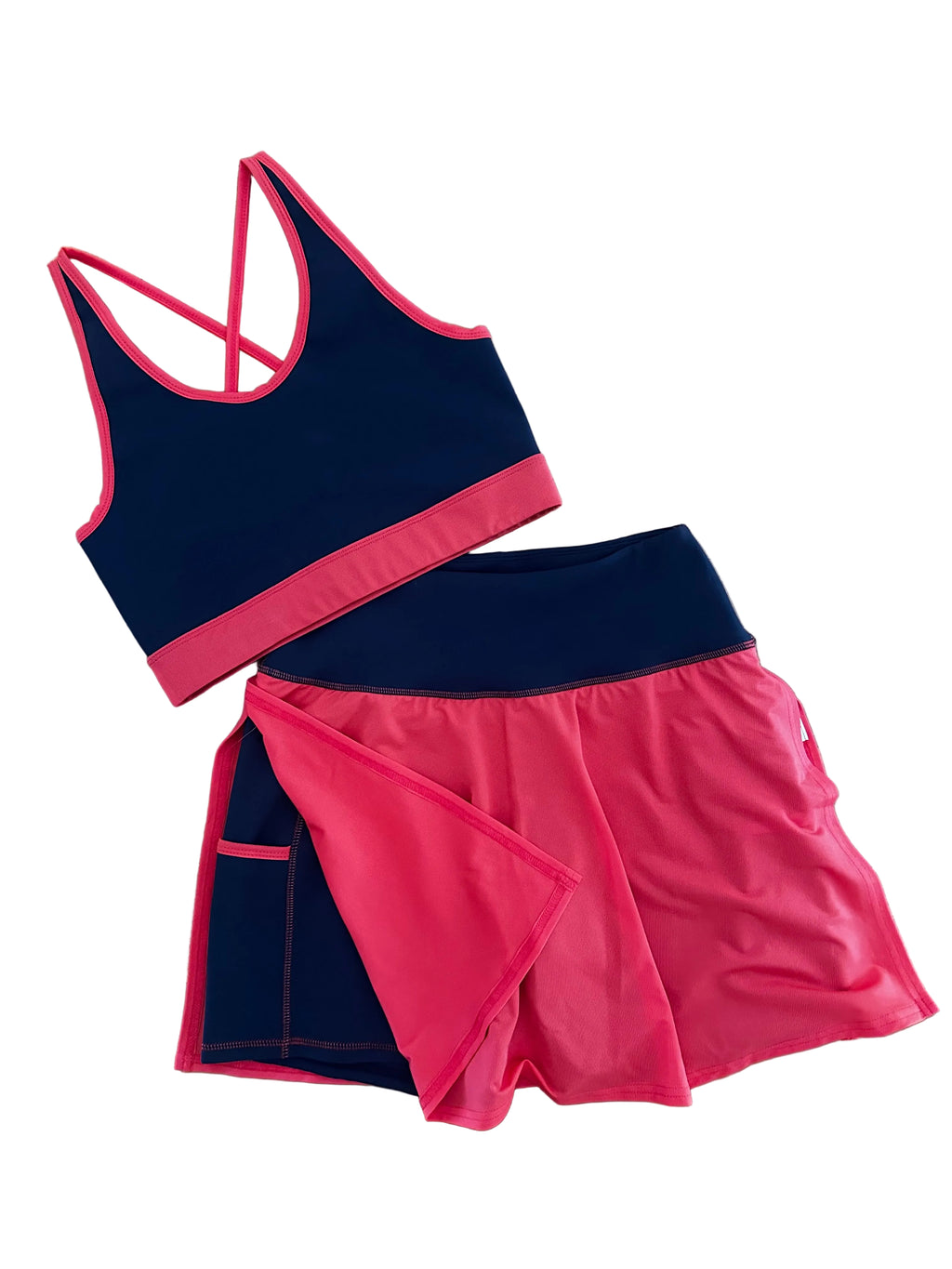 Top Azul e Neon