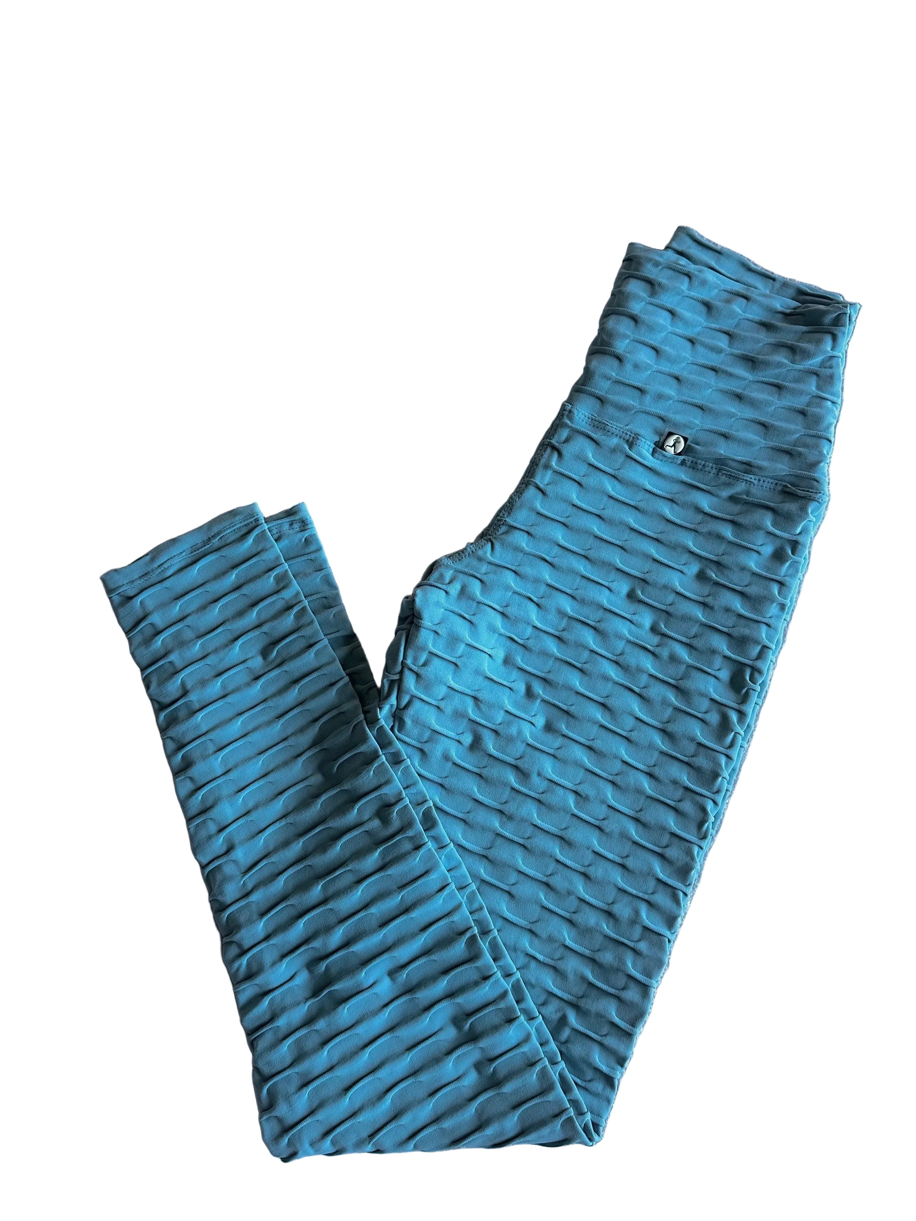 Legging brocada azul