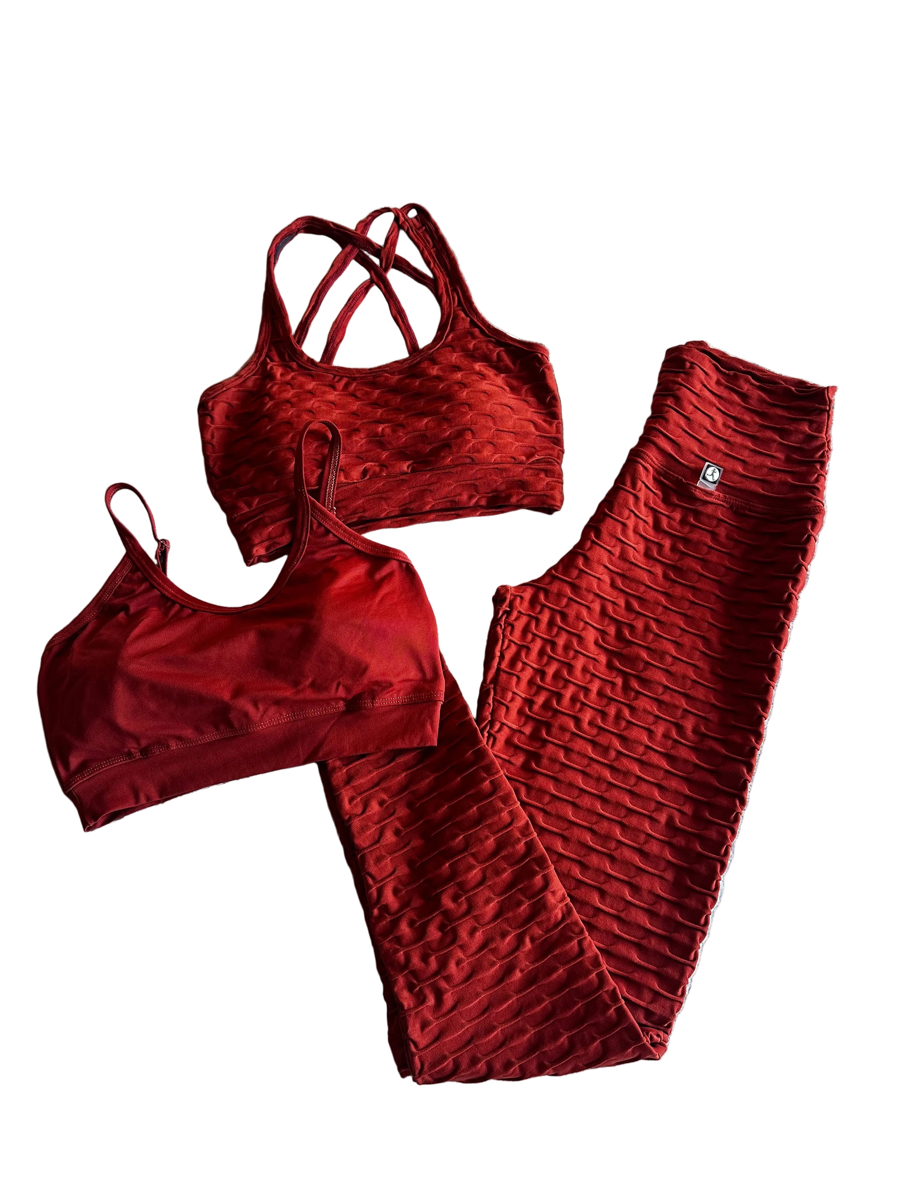 Legging brocada telha